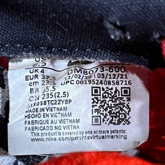 Nike React Infinity Run Flyknit 2 Chile Red DM8073-600 Running Shoes Womens 6.5 - Picture 11 of 11